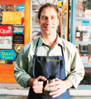 Pawn shop owner using sonitrol security to protect their business